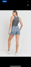Load image into Gallery viewer, Blakely Washed Denim Shorts